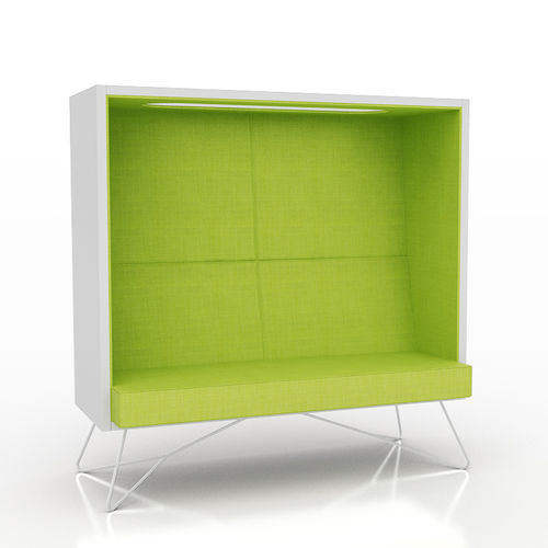 Modernes Sofa - CUBE - INTO Concept - Stoff / Hochlehner / mehrfarbig