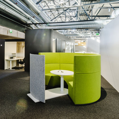 Rundes Sofa - POINT CUP - INTO Concept - modern / Stoff / Polyurethanschaum