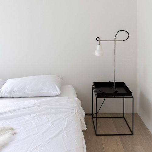 Nachttischlampe - PORCELIGHT - MADE BY HAND - Porzellan / modern / mit Kabel