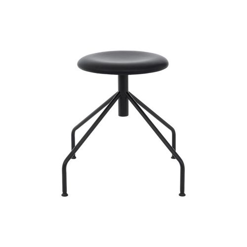Hocker / skandinavisches Design - SPIDER - Bruunmunch Furniture ApS - Gestell aus Stahl / Polster / drehbar