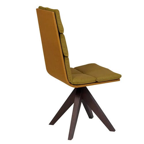 Moderner Stuhl - TAIGA H3 - DRESSY - für den Innenraum / Stoff / Holz