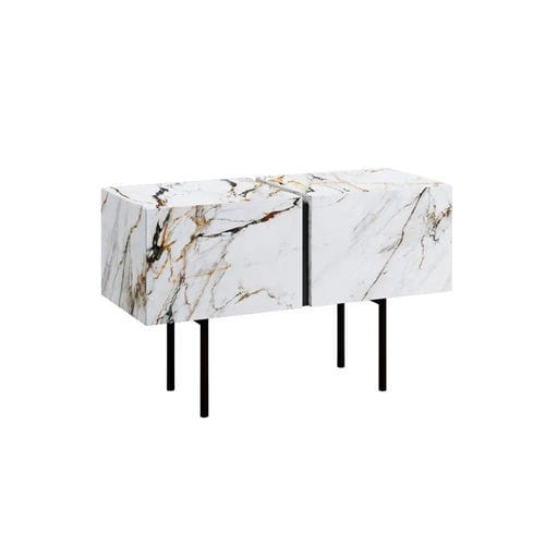 Modernes Sideboard - MILES H77 - DRESSY - MDF / Metall / Keramik