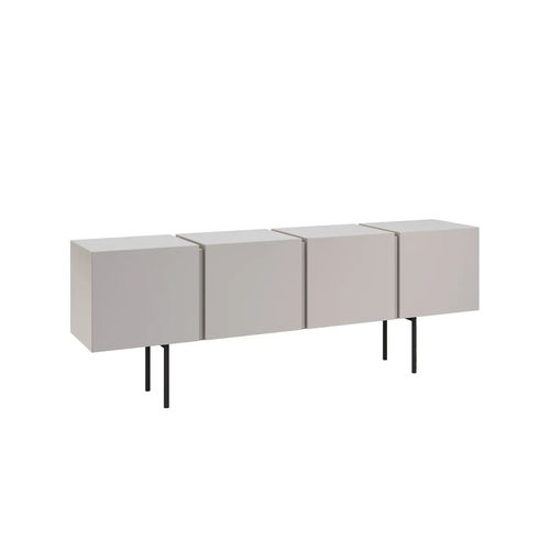 Modernes Sideboard - MILES H90 - DRESSY - lackiertes Holz / MDF / Metall