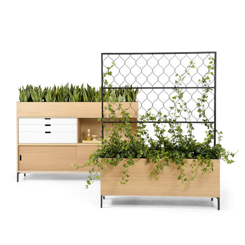 Holz-Pflanzkübel - NEAT - edsbyn - rechteckig / modern / für Büro