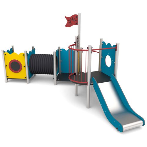 Metall-Spielplatzgerät - AHOY 12 - Free Kids s.c. - HDPE / HPL / interaktiv