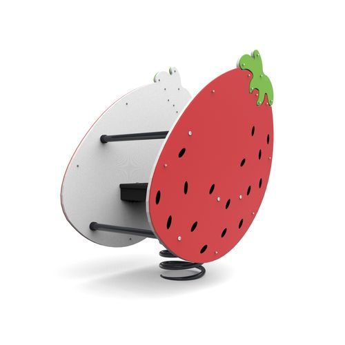 Sperrholz-Federwippe - STRAWBERRY   - Free Kids s.c. - Natur / 1 Person