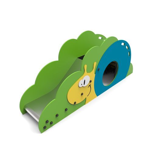 Gerade Rutsche - SNAIL  - Free Kids s.c. - für Spielplätze / Edelstahl / HDPE