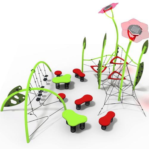 Trimm-Dich-Pfad / für Spielplätze - FLORI MEADOW  - Free Kids s.c. - Slalom / Parkour / Klettergerüst