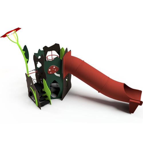 Spielplatzgerät für Kindergarten - FLORI TRUNK   - Free Kids s.c. - für öffentliche Anlagen / HDPE / galvanisiertem Stahl