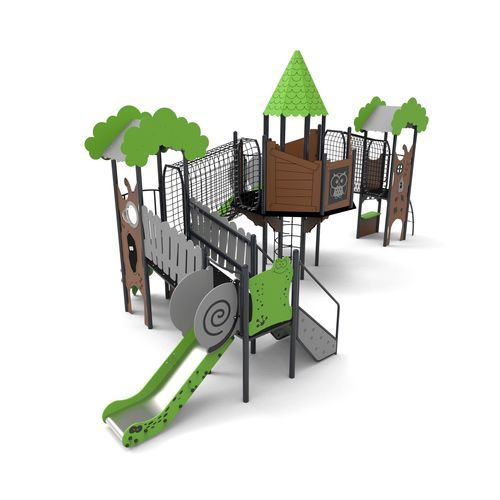 Metall-Spielplatzgerät - DND-11 - Free Kids s.c. - HDPE / modular / zum Klettern