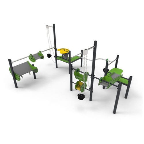 Sand- und Wasserspielset / Stahl - QUICKSAND 10    - Free Kids s.c. - HDPE / für Spielplätze / mit Kette