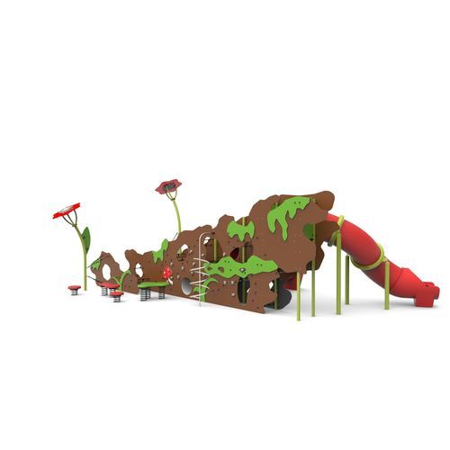 Spielplatzgerät für Kindergarten - FLORI BOUGH     - Free Kids s.c. - für öffentliche Anlagen / HDPE / galvanisiertem Stahl