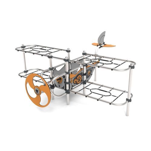 Spielplatzgerät für öffentliche Anlagen - BIPLANE   - Free Kids s.c. - Holz / Metall / Kunststoff