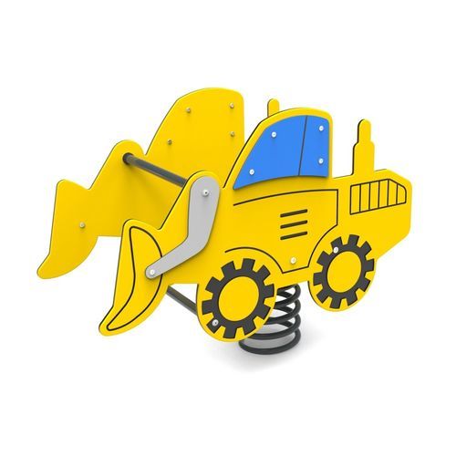 Sperrholz-Federwippe - BULLDOZER   - Free Kids s.c. - Transport / 1 Person