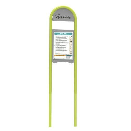 Infotafel für öffentliche Bereiche - TIN-03 - Free Kids s.c. - für Spielplätze / mit variabler Anzeige