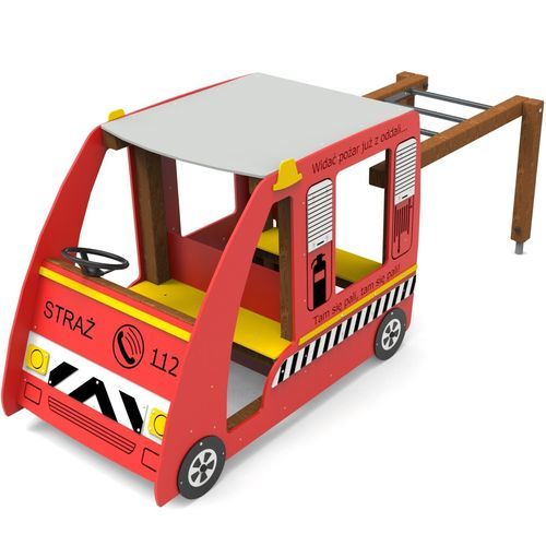 Fahrzeug für Spielplätze - FIRE TRUCK  - Free Kids s.c. - für Außenbereich