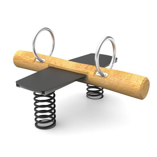 Holz-Federwippe - ROBIN FOUR-SEAT  - Free Kids s.c. - Natur / Viersitzer