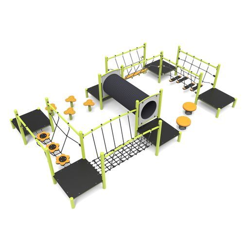 Trimm-Dich-Pfad / für Spielplätze - HOP 2  - Free Kids s.c. - Slalom / Plattform / Tunnel