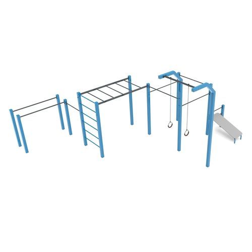 Street Workout Park / für Außenbereich - P-014  - Free Kids s.c. - für Fitnessanwendungen / Abduktion / Dips