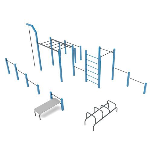 Street Workout Park / für Fitnessanwendungen - P-132  - Free Kids s.c. - Abduktion / Streckung / Metall