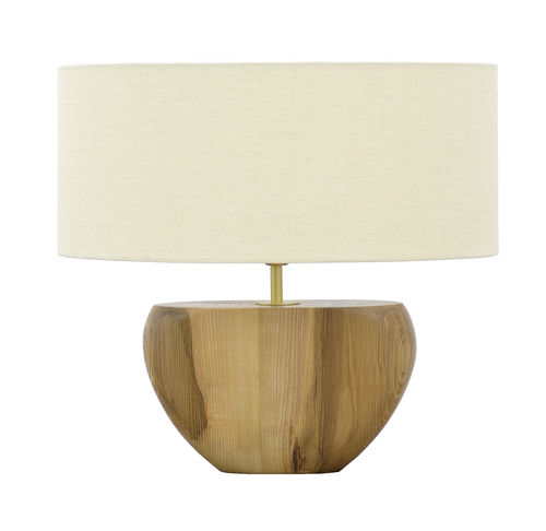 Tischlampe - SHELL - Paulo Antunes - Stoff / Esche / Marmor