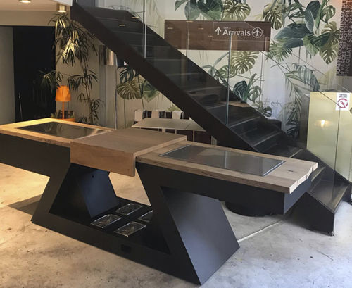 Kochfeld-Unterschrank / für Garten - Customized solution  - ZEDEXPERIENCE - freistehend