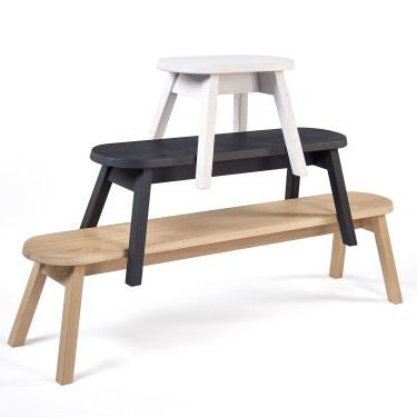 Moderne Bank - BLACK SHEEP - Mmood - Eiche / modular