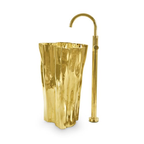 Freistehendes Waschbecken - EDEN - Maison Valentina - Aluminiumguss