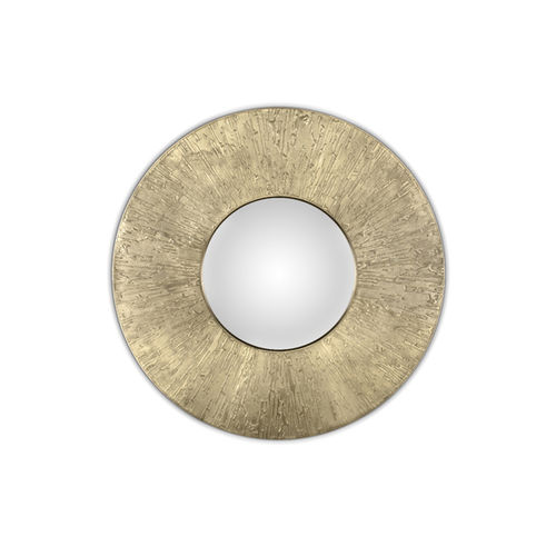 Wandmontierter Spiegel - HULI  - Maison Valentina - modern / rund / Messing