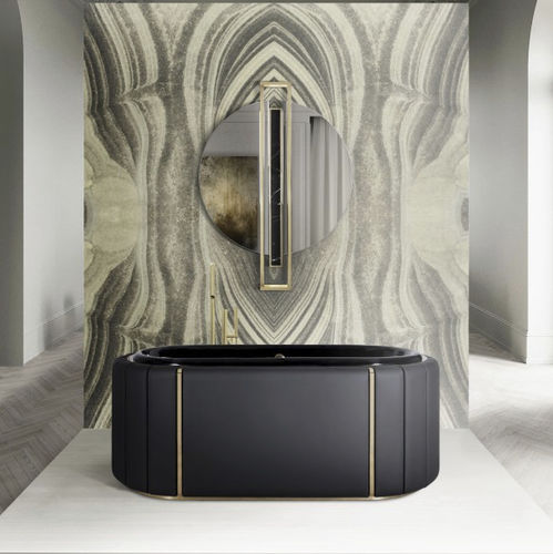 Dekorplatte für Wand - BLACK AGATHA SURFACE  - Maison Valentina - für Bad / Aluminium