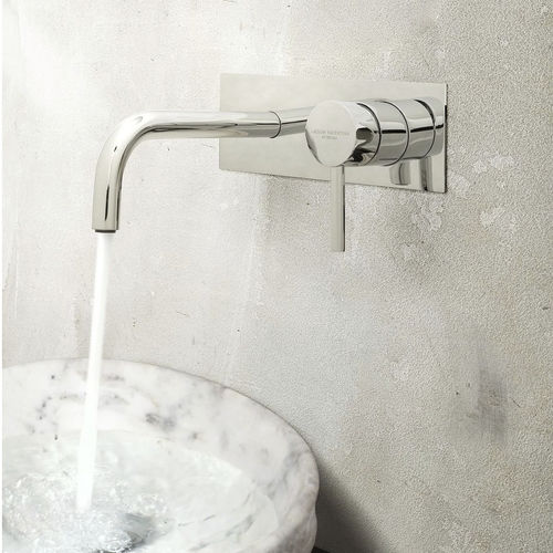 Einhebelmischer für Waschtisch - FLOW - Maison Valentina - wandmontiert / Messing / für den Innenraum