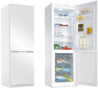 Kühl-Gefrierkombination / mit Doppeltür - FK328.4F - Amica - für Privatgebrauch / freistehend / mit Gefrierschrank unten