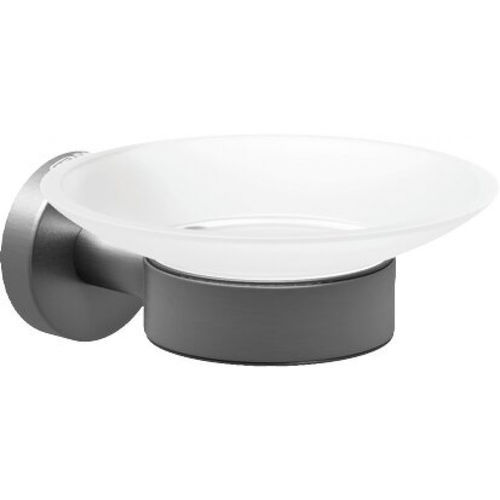 Wandmontierter Seifenhalter - GW05 73 04 09 - genwec - gebürstetes Metall / aus Edelstahl 304 / für Hotels