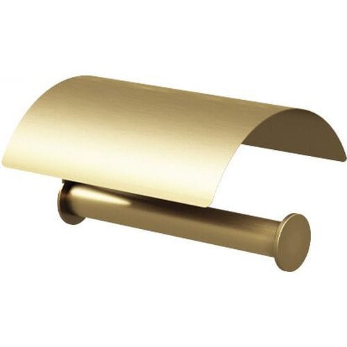 Wandmontierter WC-Rollenhalter - GW05 76 04 07B - genwec - Edelstahl / gold / gebürstet