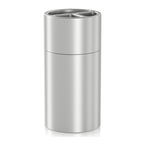 Aluminium-Abfallbehälter - GW06 27 02 01 - genwec - gebürstetes Aluminium / für den Innenraum / für den Innenbereich