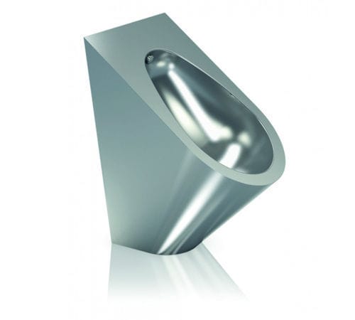Urinal aus Edelstahl 304 - GW08 61 04 01 - genwec - wandmontiert / wandmontiert / Industrie