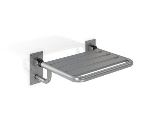 Klappbarer Duschsitz - GW11 23 04 01 - genwec - wandmontiert / aus Edelstahl 304 / für Privatgebrauch