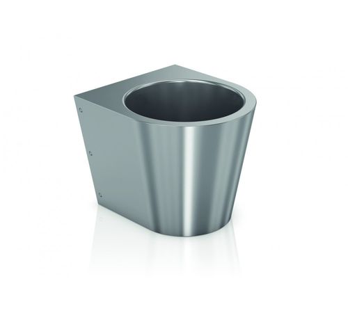 Bodenstehendes WC - GW08 56 04 01 - genwec - Edelstahl / für Privatgebrauch / für Gewerbegebrauch