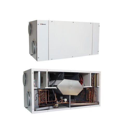 Zentrales Lüftungsgerät - PREMIUM PREHEAT 250 CL A - Genvex - Wohnbereich / für Haus / Klasse B