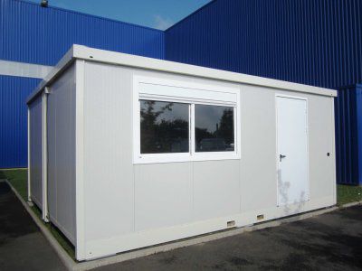Containeranlage für Baustellen - MONOBLOC - CONTAINERS SOLUTIONS - für industrielle Nutzung / für Umkleideräume / für sanitäre Anlagen