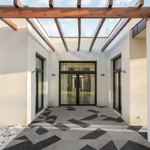 Betonboden - EKKO PLUS - Castelatto - für den Außenbereich / für Parkplätze / für Wohnhaus