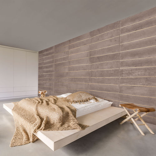 Innenwandverkleidung - PAU A PIQUE - Castelatto - Beton / texturiert / Steinoptik