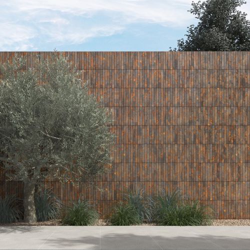 Innenwandverkleidung - OXYDEN - Castelatto - für Außenbereich / Beton / Relief