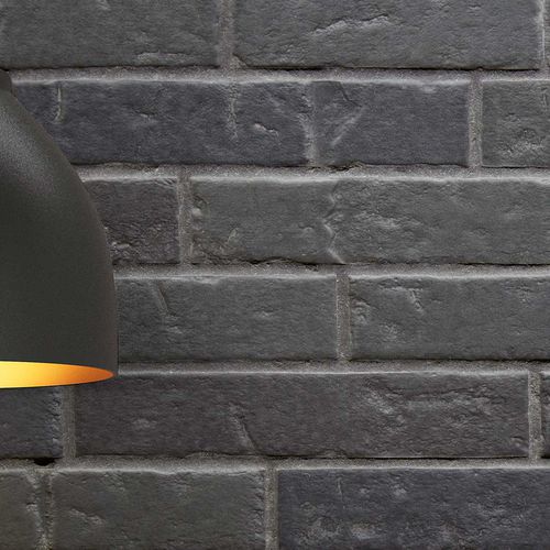 Porzellanfliesen - Briques Graphite - WOW Design EU - für den Innenraum / Wand / Ziegeloptik