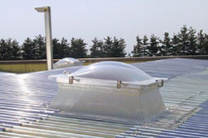 Transparente Kuppel / Polycarbonat - Centrometal