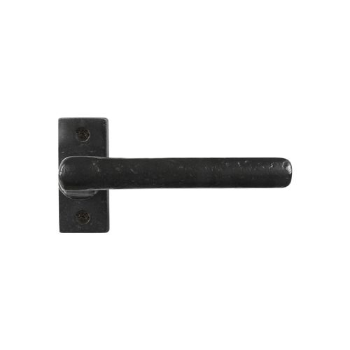 Türgriff - PH1920 /PBTC Q - Dauby - aus gealtertem Eisen / Rohmetall / aus weißer Bronze