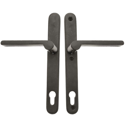 Türgriff - PH1928 + PH1928  - Dauby - aus gealtertem Eisen / Rohmetall / aus roher Bronze