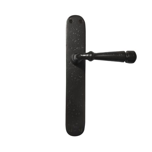Türgriff - PH1830 /P40  - Dauby - aus gealtertem Eisen / Rohmetall / aus weißer Bronze