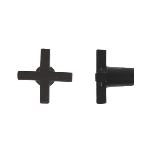 Klassischer Möbelknopf - PCRO - Dauby - aus gealtertem Eisen / Rohmetall / aus weißer Bronze