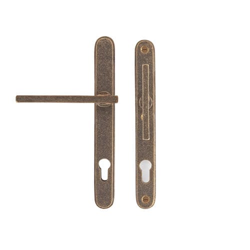 Türgriff - PH2017 + PH2017″T” - Dauby - aus gealtertem Eisen / Rohmetall / aus roher Bronze